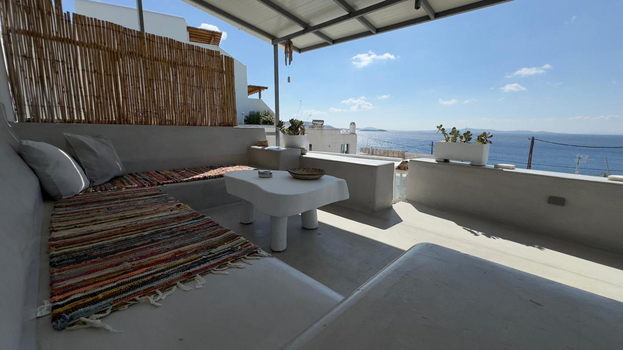 Apartament Mykonos Tourlos Nests - Sea View Escape Zewnętrze zdjęcie