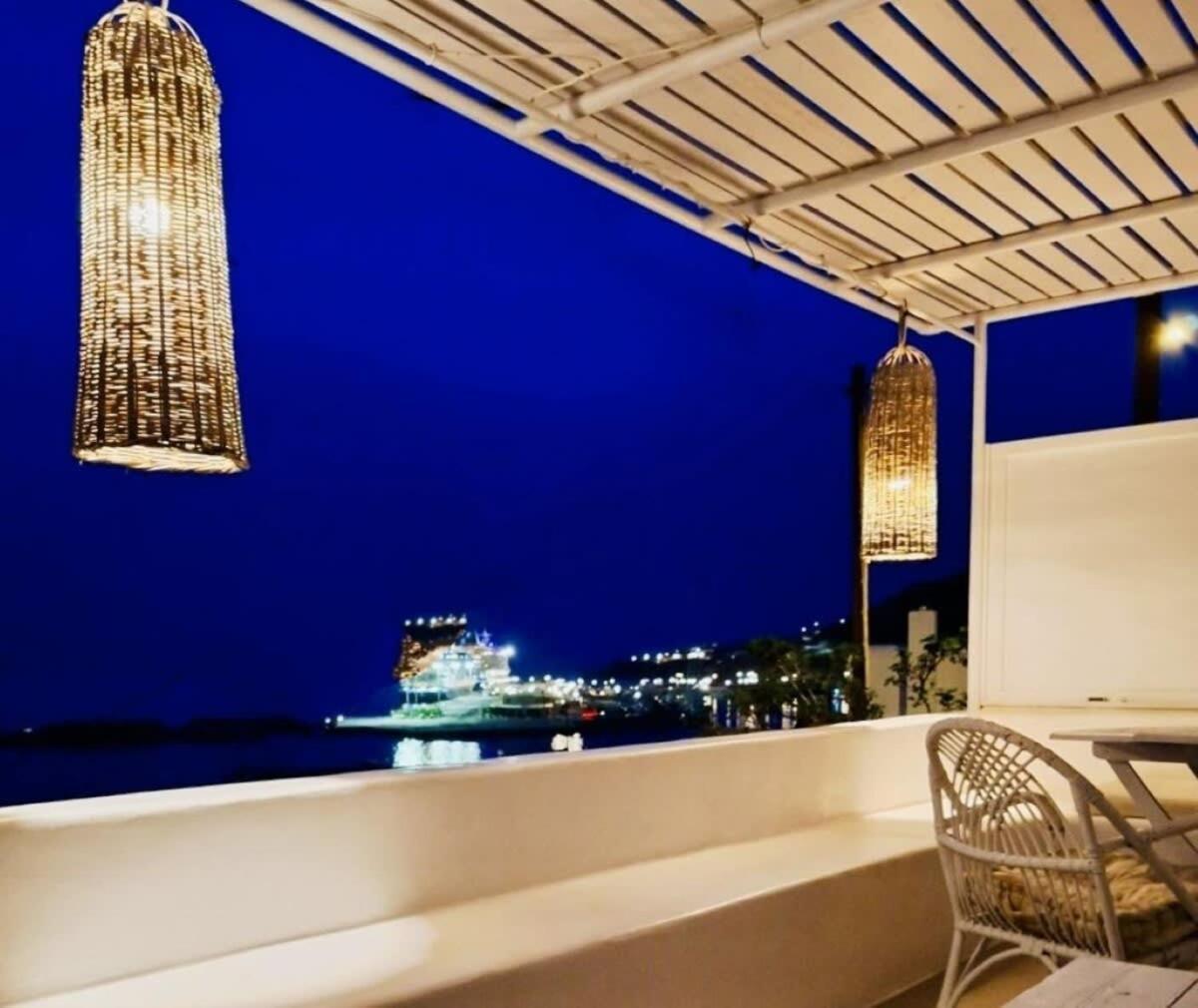 Apartament Mykonos Tourlos Nests - Sea View Escape Zewnętrze zdjęcie