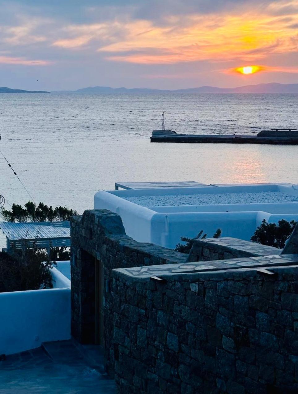 Apartament Mykonos Tourlos Nests - Sea View Escape Zewnętrze zdjęcie