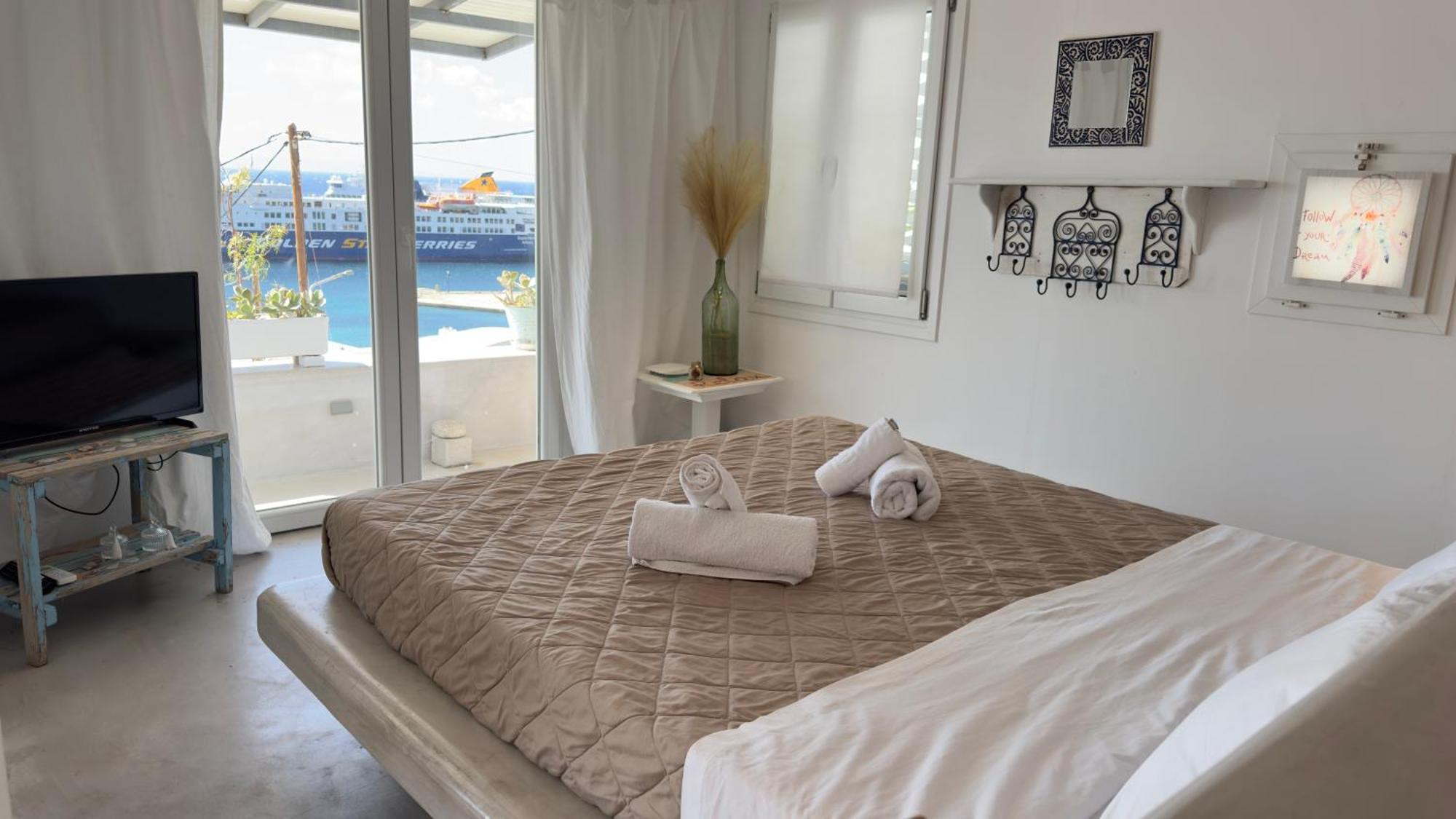 Apartament Mykonos Tourlos Nests - Sea View Escape Zewnętrze zdjęcie