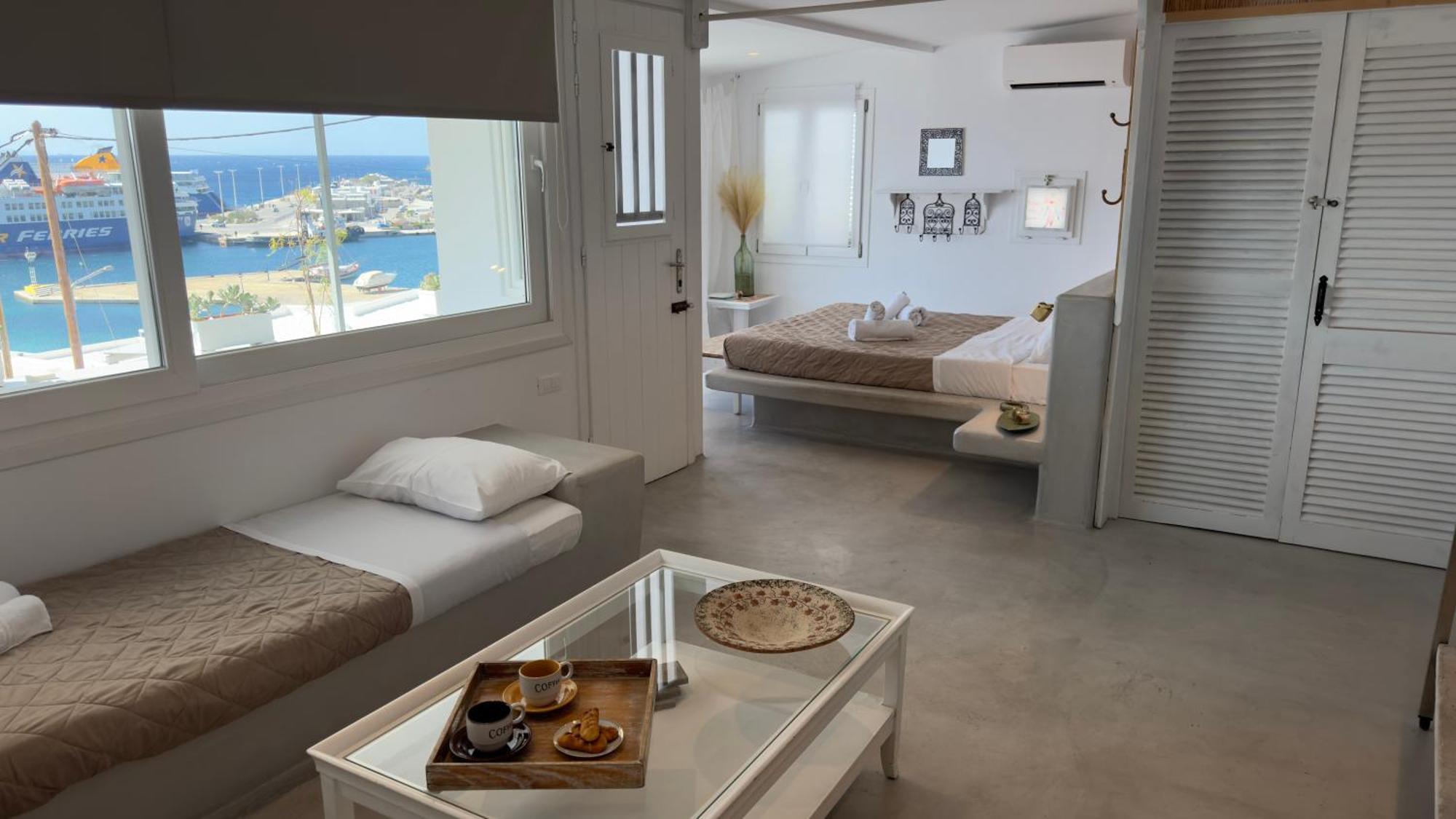 Apartament Mykonos Tourlos Nests - Sea View Escape Zewnętrze zdjęcie