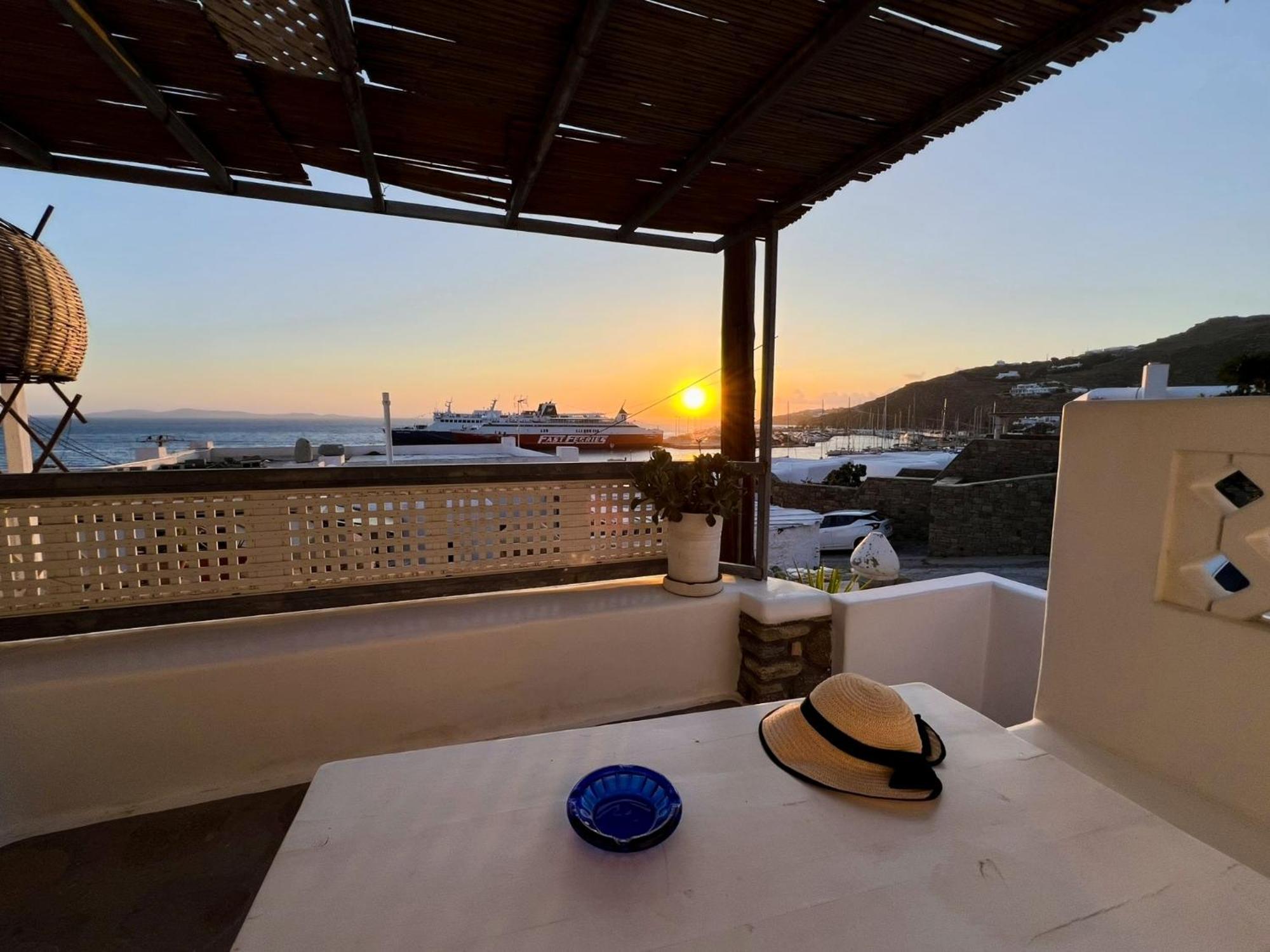 Apartament Mykonos Tourlos Nests - Sea View Escape Zewnętrze zdjęcie