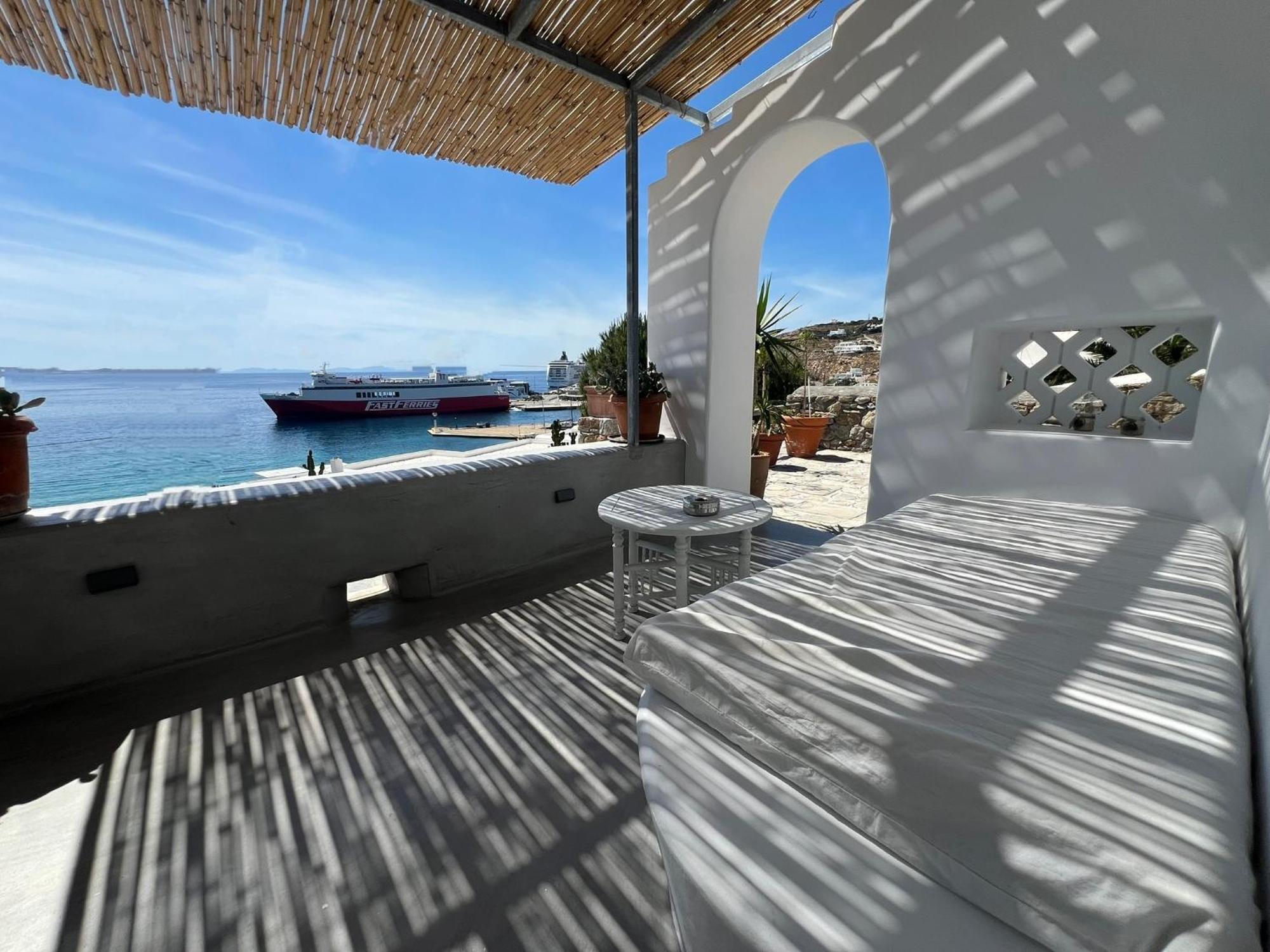 Apartament Mykonos Tourlos Nests - Sea View Escape Zewnętrze zdjęcie