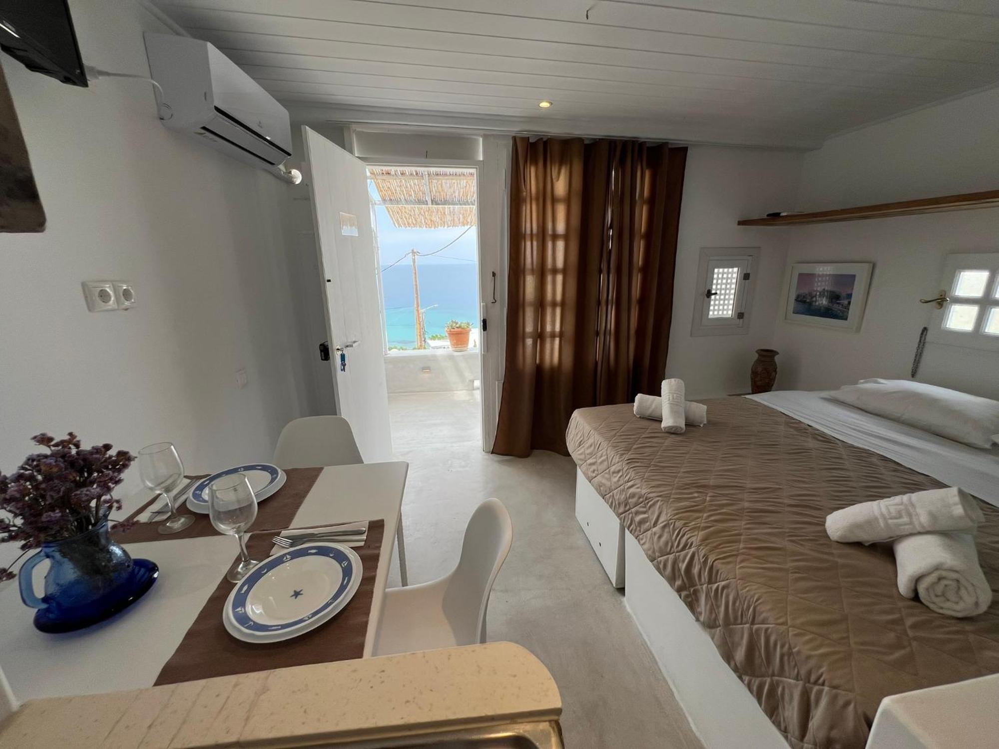 Apartament Mykonos Tourlos Nests - Sea View Escape Zewnętrze zdjęcie