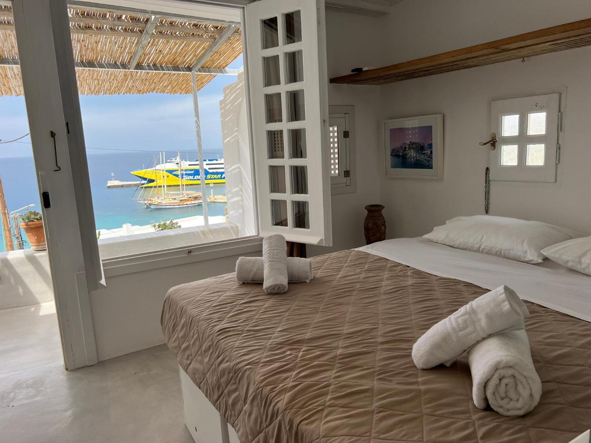 Apartament Mykonos Tourlos Nests - Sea View Escape Zewnętrze zdjęcie