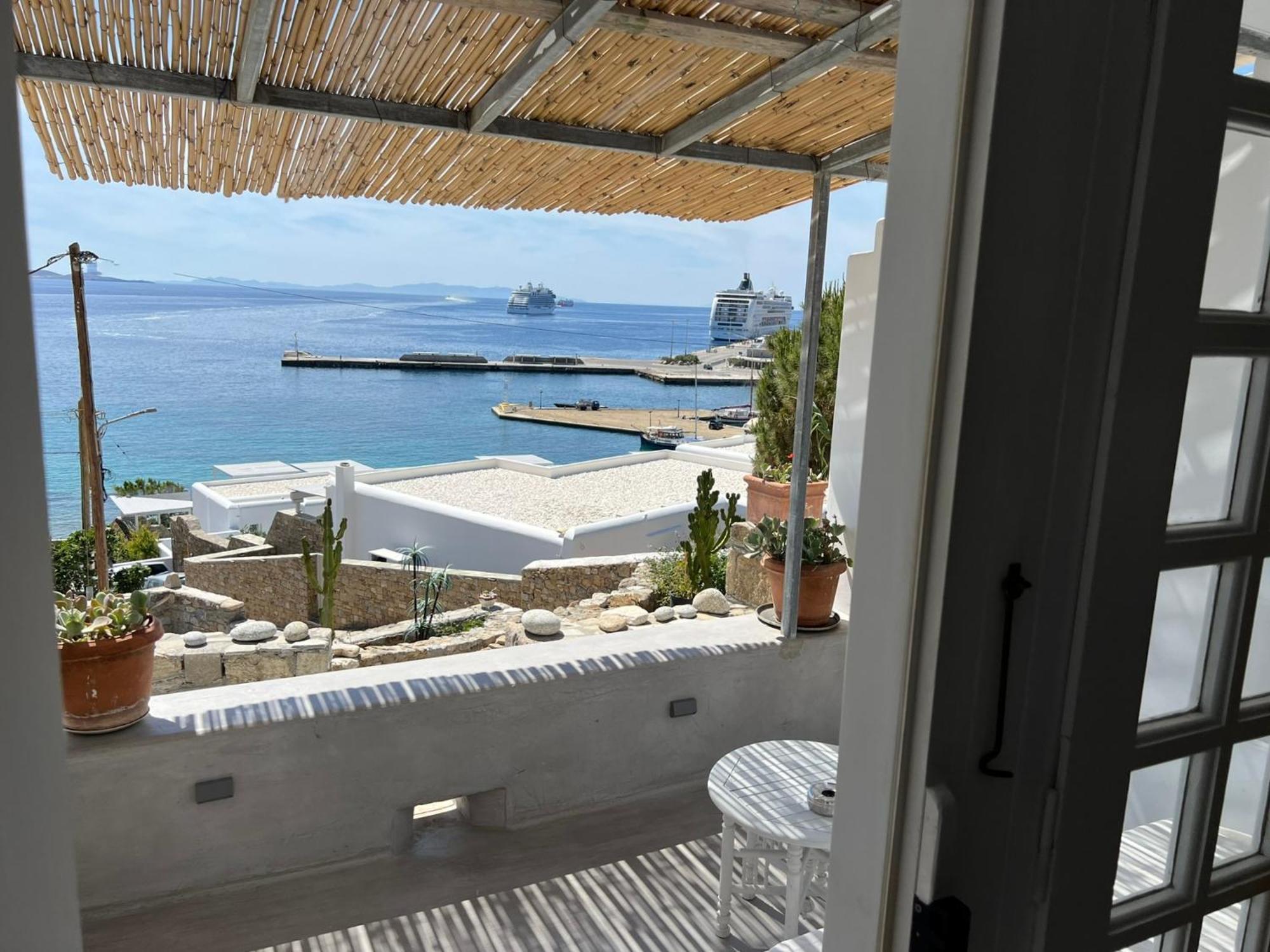 Apartament Mykonos Tourlos Nests - Sea View Escape Zewnętrze zdjęcie