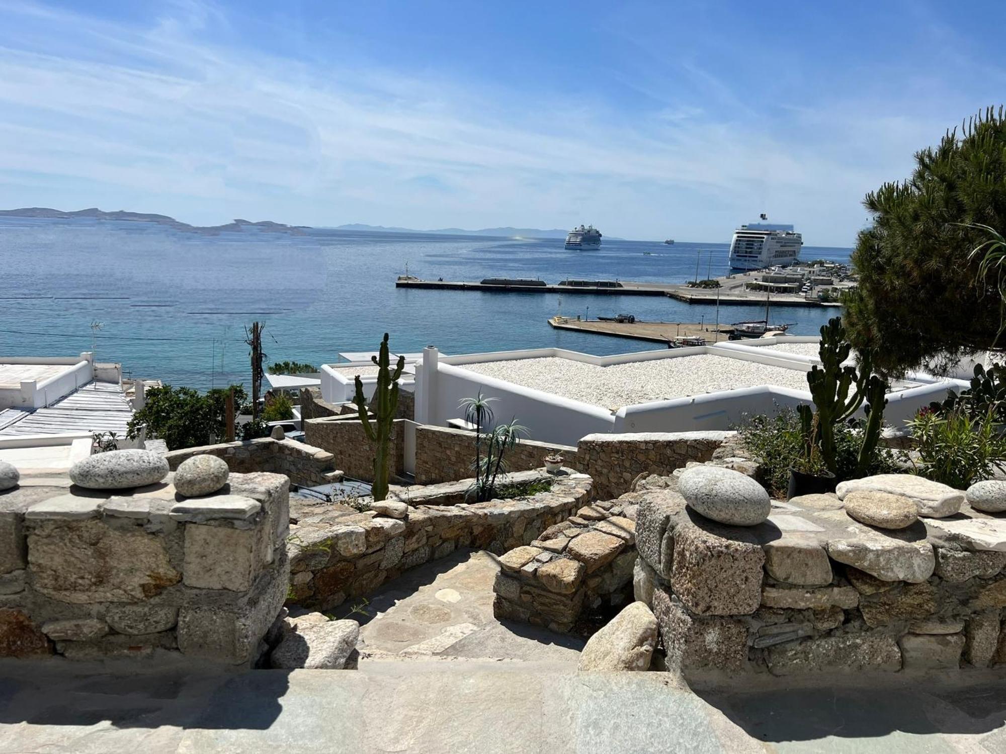 Apartament Mykonos Tourlos Nests - Sea View Escape Zewnętrze zdjęcie