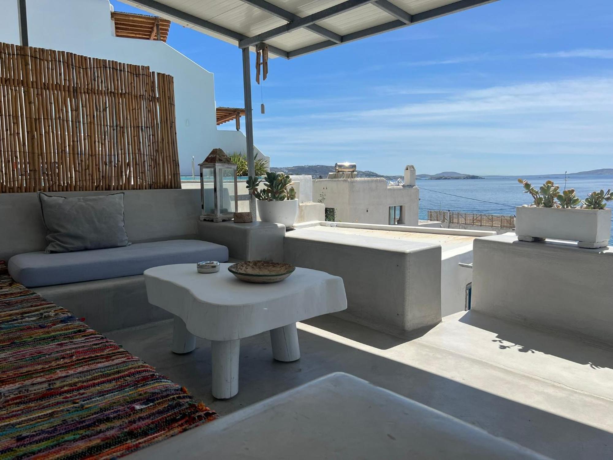 Apartament Mykonos Tourlos Nests - Sea View Escape Zewnętrze zdjęcie