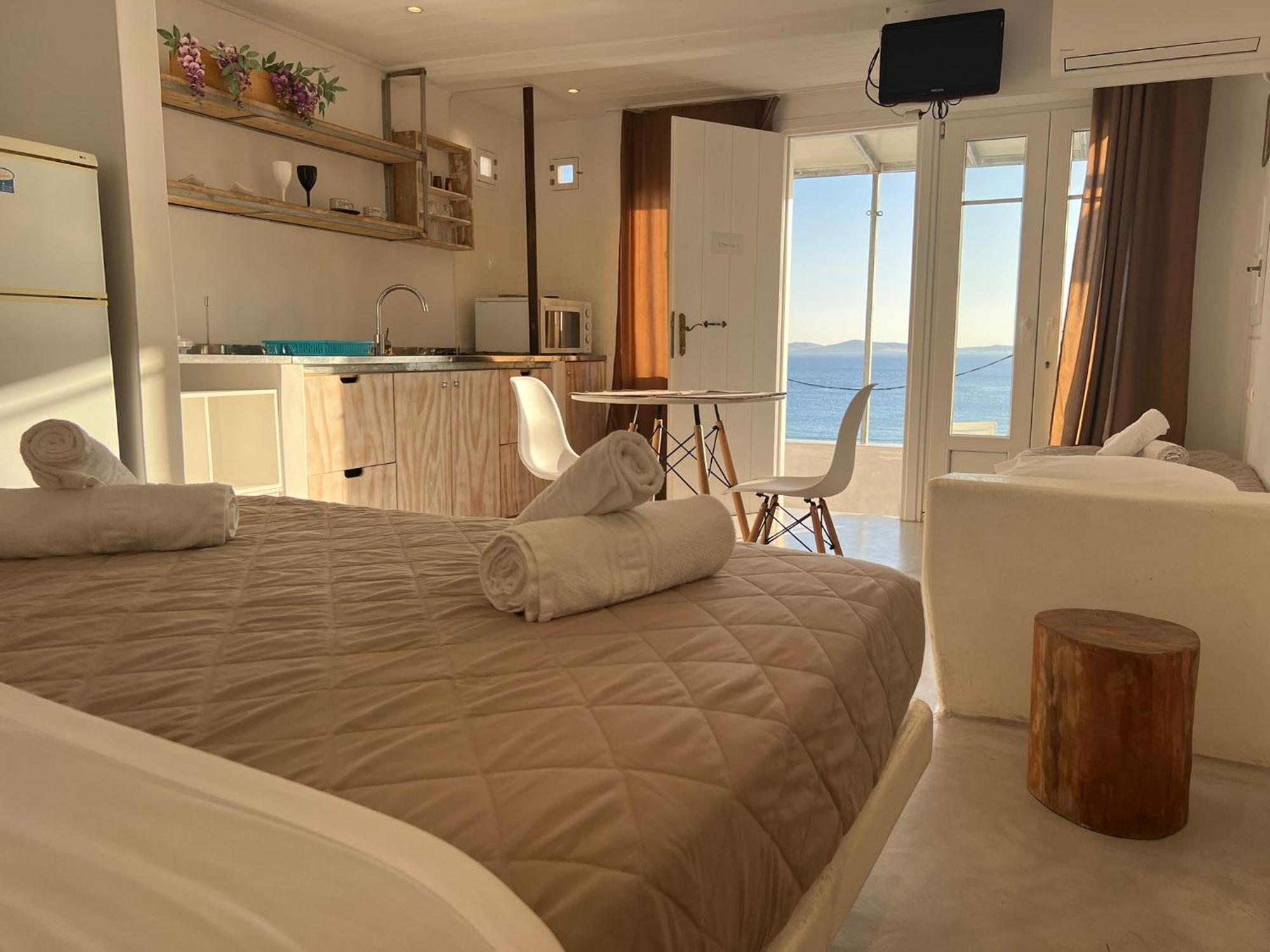 Apartament Mykonos Tourlos Nests - Sea View Escape Zewnętrze zdjęcie