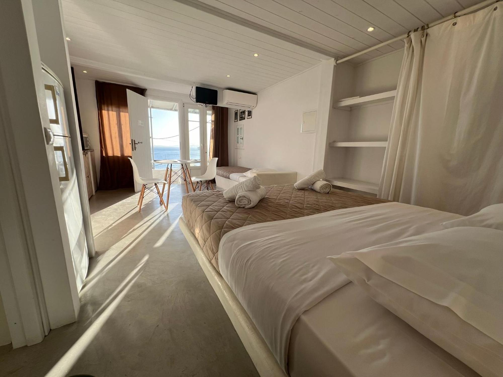 Apartament Mykonos Tourlos Nests - Sea View Escape Zewnętrze zdjęcie