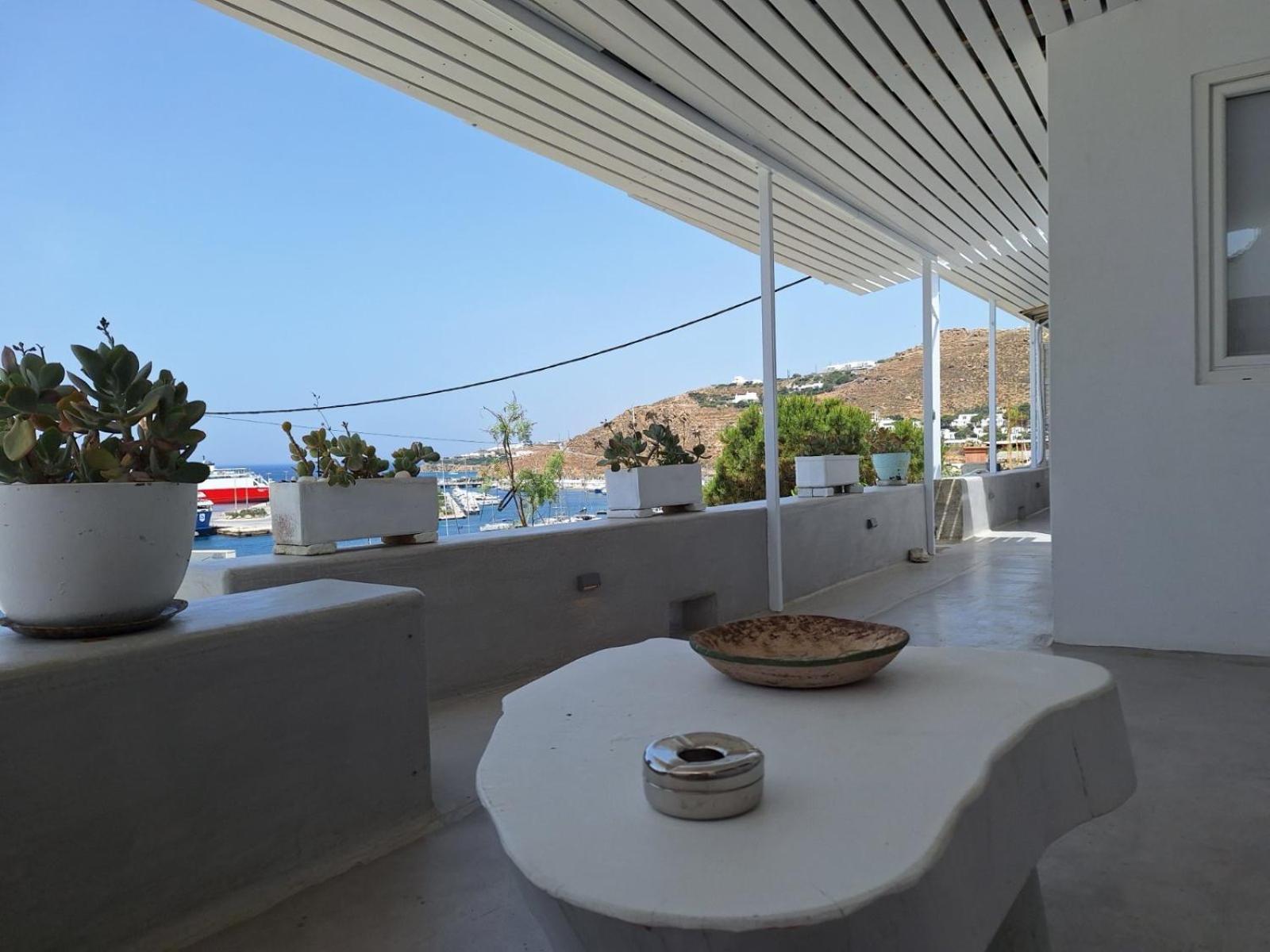 Apartament Mykonos Tourlos Nests - Sea View Escape Zewnętrze zdjęcie