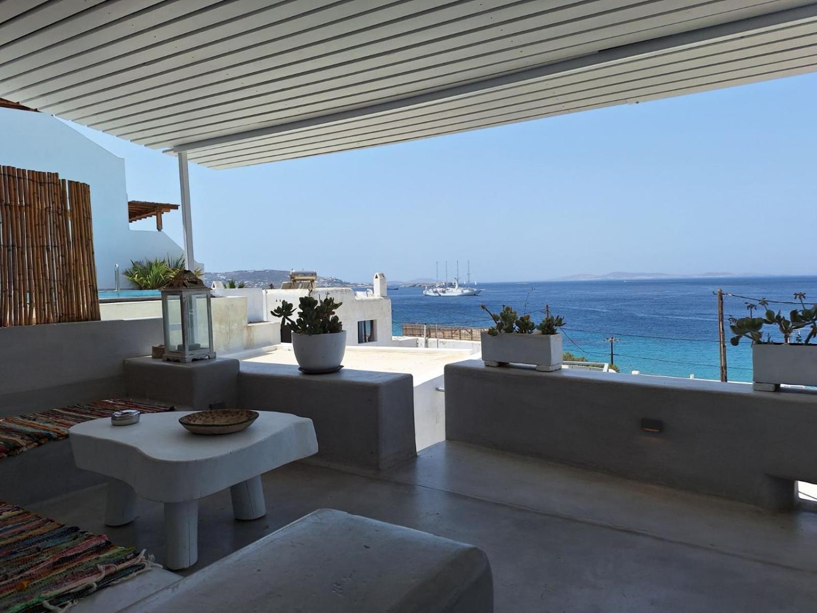 Apartament Mykonos Tourlos Nests - Sea View Escape Zewnętrze zdjęcie